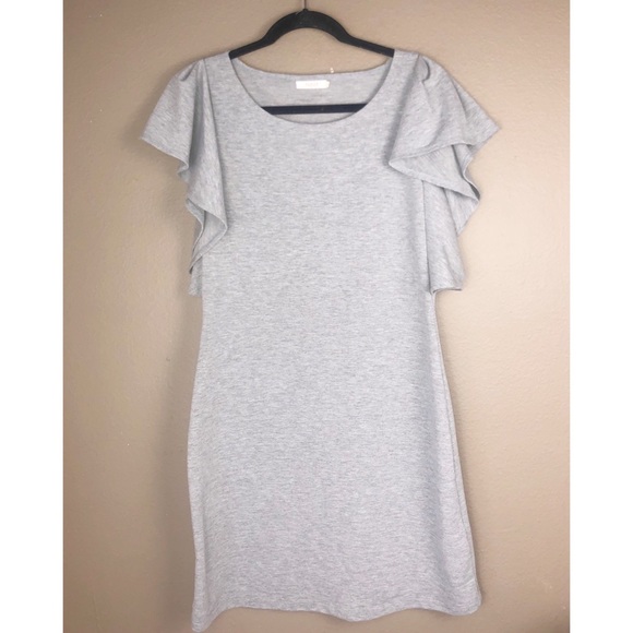 Tulle Dresses & Skirts - TULLE | Ruffle Grey Jersey Dress Medium